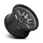 Fuel 1PC D701 Ammo 17x9 Matte Gunmetal Black Bead Ring Wheel with -12 Offset and 5x127 Bolt Pattern