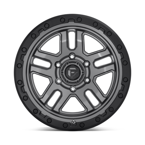 Fuel 1PC D701 Ammo 18x9 Matte Gunmetal Black Bead Ring Wheel with 6x135 Bolt Pattern and +20 Offset