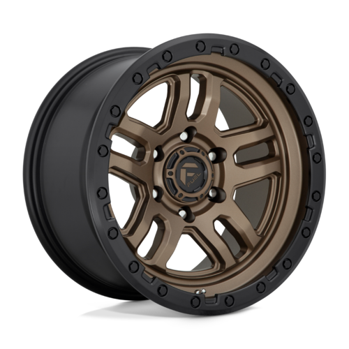 Fuel 1PC D702 Ammo 17x9 Matte Bronze Black Bead Ring Wheel with 5x127 Bolt Pattern and -12 Offset