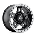 Fuel 1PC D557 ANZA 17x8.5 Matte Black Gunmetal Ring Wheel with 5x127 Bolt Pattern and +6 Offset