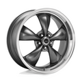 American Racing AR105 Torq Thrust M 17x9 Inch Alloy Wheel with Anthracite Finish and Machined Lip