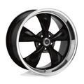 American Racing AR105 Torq Thrust M 18x8 Gloss Black with Machined Lip Wheel