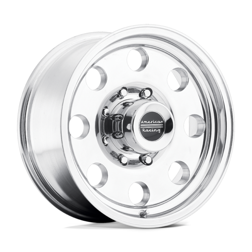 American Racing AR172 Baja 17x9 Polished Alloy Wheel with 5x114.3 Bolt Pattern and -12mm Offset
