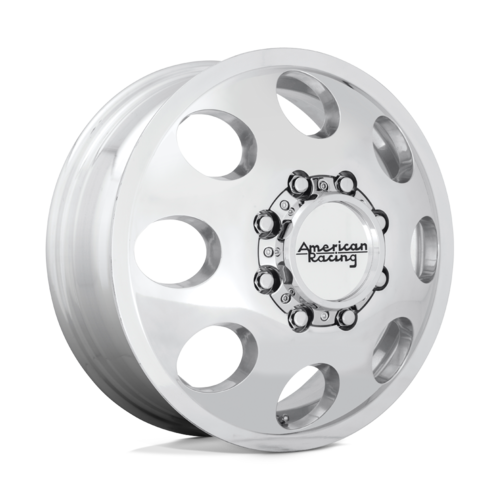 American Racing AR204 Baja Dually 16x6 Polished Wheel with 8x165.1 Bolt Pattern and 111mm Offset