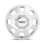 American Racing AR204 Baja Dually 17x6 Polished Wheel with 8x165.1 Bolt Pattern and 121.50 Center Bore