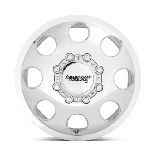 American Racing AR204 Baja Dually 16x6 Polished Wheel with 8x170 Bolt Pattern and +111 Offset