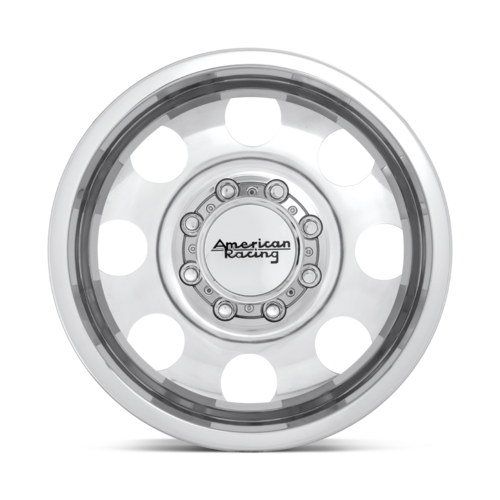 American Racing AR204 Baja Dually 16x6 Polished Wheel with 8x165.1 Bolt Pattern and -134 Offset
