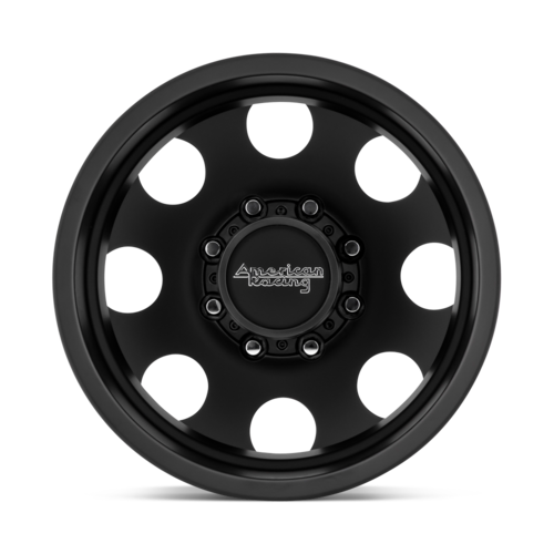 American Racing AR204 Baja Dually 17x6.5 Satin Black Wheel with 8x210 Bolt Pattern and -140 Offset
