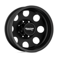 American Racing AR204 Baja Dually 17x6.5 Satin Black Wheel with 8x210 Bolt Pattern and -140 Offset