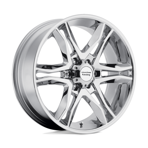 American Racing AR893 Mainline 17x8 Chrome Wheel with 6x139.7 Bolt Pattern and 0mm Offset