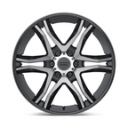 American Racing AR893 Mainline 17x8 Gloss Black Machined Wheel with 6x139.7 Bolt Pattern and +25mm Offset