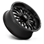 Fuel UTV ARC 20x7 Gloss Black Milled Wheel with 4x137 Bolt Pattern and +13 Offset