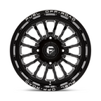Fuel UTV D821 ARC 18x7 Gloss Black Milled Wheel with 4x137 Bolt Pattern and +13 Offset