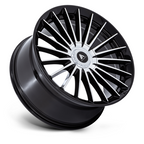 Asanti Black AB048 VICEROY 20x10.5 Gloss Black Machined Wheel with 5x112/5x114.3 Bolt Pattern and +40 Offset