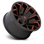 Fuel 1PC D787 Assault 18x9 Matte Black Red Milled Wheel with 5x114.3/5x127 Bolt Pattern and 78.10mm Center Bore