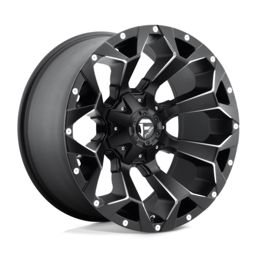 Fuel 1PC D546 Assault 20x9 Matte Black Milled Wheel with 5x114.3/5x127 Bolt Pattern and 78.10 Center Bore