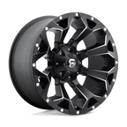 Fuel 1PC D546 Assault 17x9 Matte Black Milled Wheel with 5x114.3/5x127 Bolt Pattern and -12 Offset