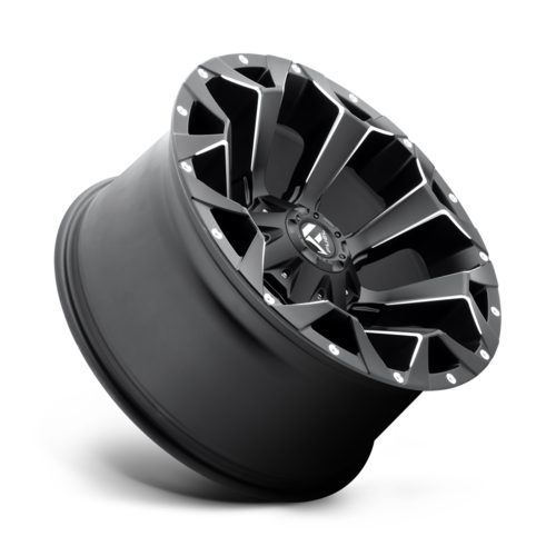 Fuel 1PC D546 Assault 18x9 Matte Black Milled Wheel with 5x114.3/127 Bolt Pattern and 78.10 Center Bore
