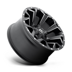 Fuel 1PC D546 Assault 17x9 Matte Black Milled Wheel with 5x114.3/5x127 Bolt Pattern and -12 Offset