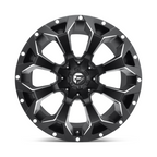 Fuel 1PC D546 Assault 17x9 Matte Black Milled Wheel with 5x114.3/5x127 Bolt Pattern and -12 Offset