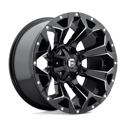 Fuel 1PC D576 Assault 20x9 Gloss Black Milled Wheel with 5x114.3/5x127 Bolt Pattern and 78.10mm Center Bore