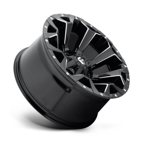 Fuel 1PC D576 Assault 20x10 Gloss Black Milled Wheel with -18 Offset and 8x180 Bolt Pattern