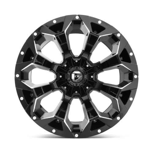 Fuel 1PC D576 Assault 20x9 Black Gloss Milled Wheel with 8x170 Bolt Pattern