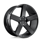 DUB 1PC S216 BALLER 22x9.5 Inch Gloss Black Aluminum Wheel with 6x135 Bolt Pattern and 87.10 Center Bore