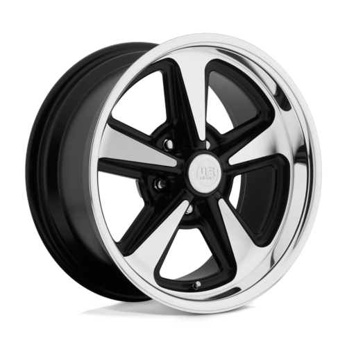 US Mag 1PC U109 Bandit 17x9 Matte Black Machined Wheel with 5x120.65 Bolt Pattern and 72.56 Center Bore