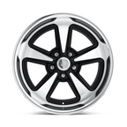 US Mag 1PC U109 Bandit 17x9 Matte Black Machined Wheel with 5x120.65 Bolt Pattern and 72.56 Center Bore