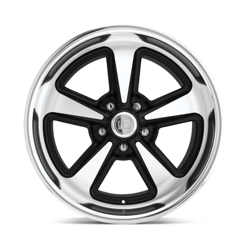 US Mag 1PC U109 Bandit 18x9 Matte Black Machined Alloy Wheel with 5x114.3 Bolt Pattern and +8 Offset