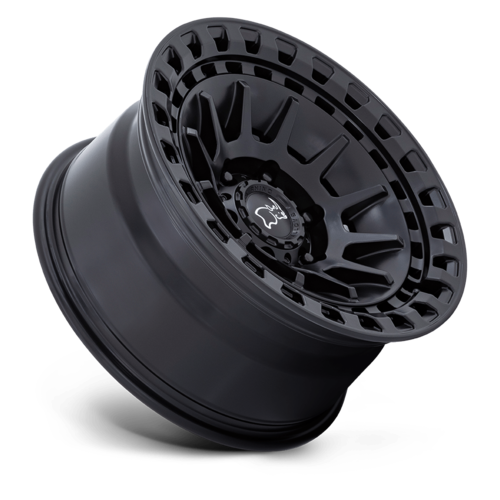 Black Rhino Hard Alloys BARRAGE 17x8.5 Matte Black Wheel with 5x127 Bolt Pattern and -10 Offset