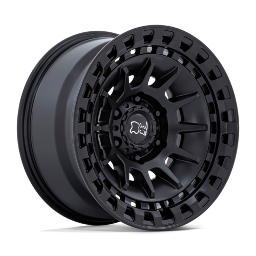 Black Rhino Hard Alloys BARRAGE 17x8.5 Matte Black Wheel with -10 Offset and 6x139.7 Bolt Pattern