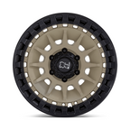 Black Rhino Hard Alloys BARRAGE 18x9 Desert Sand with Matte Black Lip Wheel