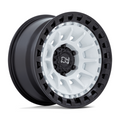 Black Rhino Hard Alloys BARRAGE 17x8.5 Inch Gloss White on Matte Black Wheel with 6x139.7 Bolt Pattern and -10 Offset