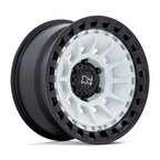 Black Rhino Hard Alloys BARRAGE 17x8.5 Inch Gloss White on Matte Black Wheel with 6x139.7 Bolt Pattern and -10 Offset