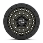 Black Rhino Hard Alloys Barricade 17x8.5 Olive Drab Green with Black Rock Guard, -18 Offset, 6x139.7 Bolt Pattern