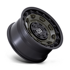 Black Rhino Hard Alloys Atlas 17x8.5 Olive Drab Green with Black Lip Wheel