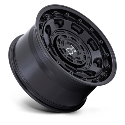 Black Rhino Hard Alloys Atlas 18x9 Matte Black Wheel with 5x127/5x139.7 Bolt Pattern and 78.10mm Center Bore