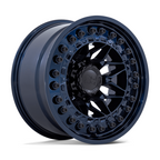 Black Rhino Hard Alloys Alpha 20x10 Midnight Blue Wheel with -18 Offset and 8x165.1 Bolt Pattern