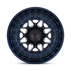 Black Rhino Hard Alloys Alpha 20x10 Midnight Blue Wheel with -18 Offset and 8x165.1 Bolt Pattern