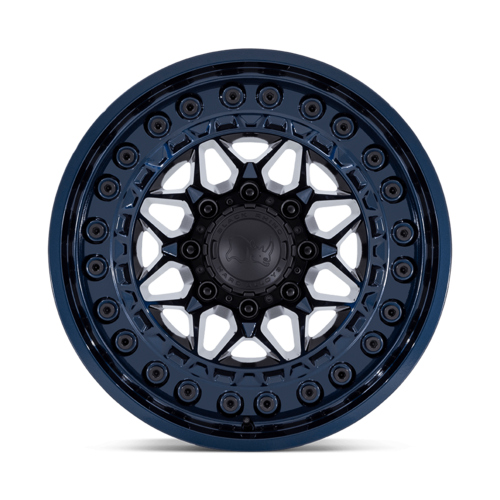 Black Rhino Hard Alloys ALPHA 17x9 Midnight Blue Wheel - 5x127 Bolt Pattern, -12 Offset
