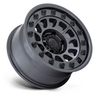 Black Rhino Hard Alloys BR012 OUTBACK 17x8.5 Matte Gunmetal Wheel with -10 Offset and 5x127 Bolt Pattern