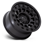 Black Rhino Hard Alloys BR012 OUTBACK 18x8 Matte Black Wheel with 5x150 Bolt Pattern and +32 Offset