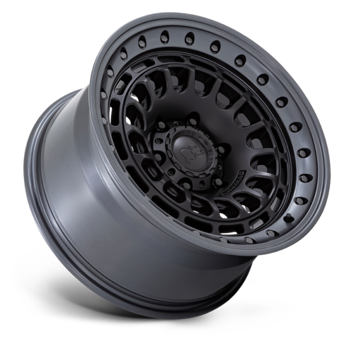 Black Rhino Hard Alloys Sahara 17x9 Matte Black with Gunmetal Lip Wheel (Part Number BR014 SAHARA)