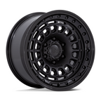 Black Rhino Hard Alloys Sahara 17x9 Matte Black with Gloss Black Lip Wheel - 6x139.7 Bolt Pattern, +0 Offset