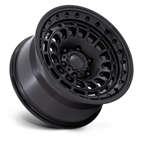 Black Rhino Hard Alloys Sahara 17x9 Matte Black with Gloss Black Lip Wheel (Part No. BR014 SAHARA)