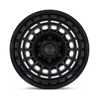 Black Rhino Hard Alloys Sahara 17x9 Matte Black with Gloss Black Lip Wheel - 6x139.7 Bolt Pattern, +0 Offset