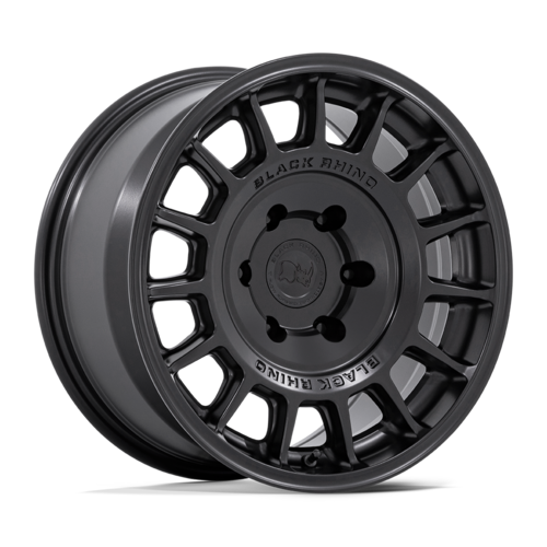 Black Rhino Hard Alloys BR015 VOLL 17x8 Matte Black Wheel with 5x108 Bolt Pattern and +38 Offset