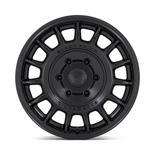 Black Rhino Hard Alloys BR015 VOLL 17x8 Matte Black Wheel with 5x112 Bolt Pattern and +38 Offset